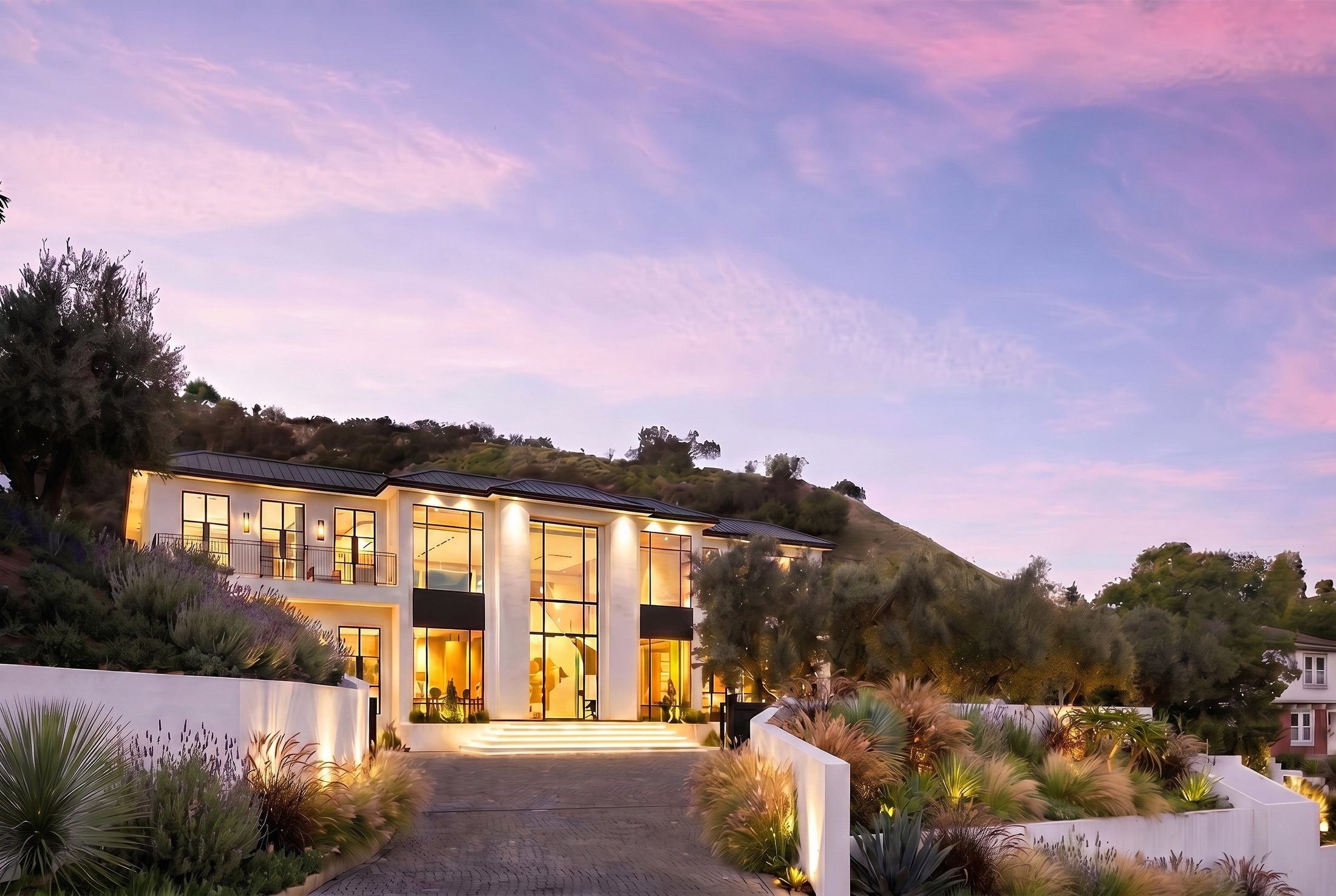Oliveto Vale, Bel-Air — twilight elevation